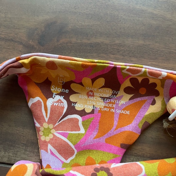 Stone Fox Swim Isle Bikini Bottom Size L - Picture 5 of 7
